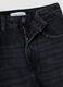 Black pure cotton wide-leg jeans with studs_2