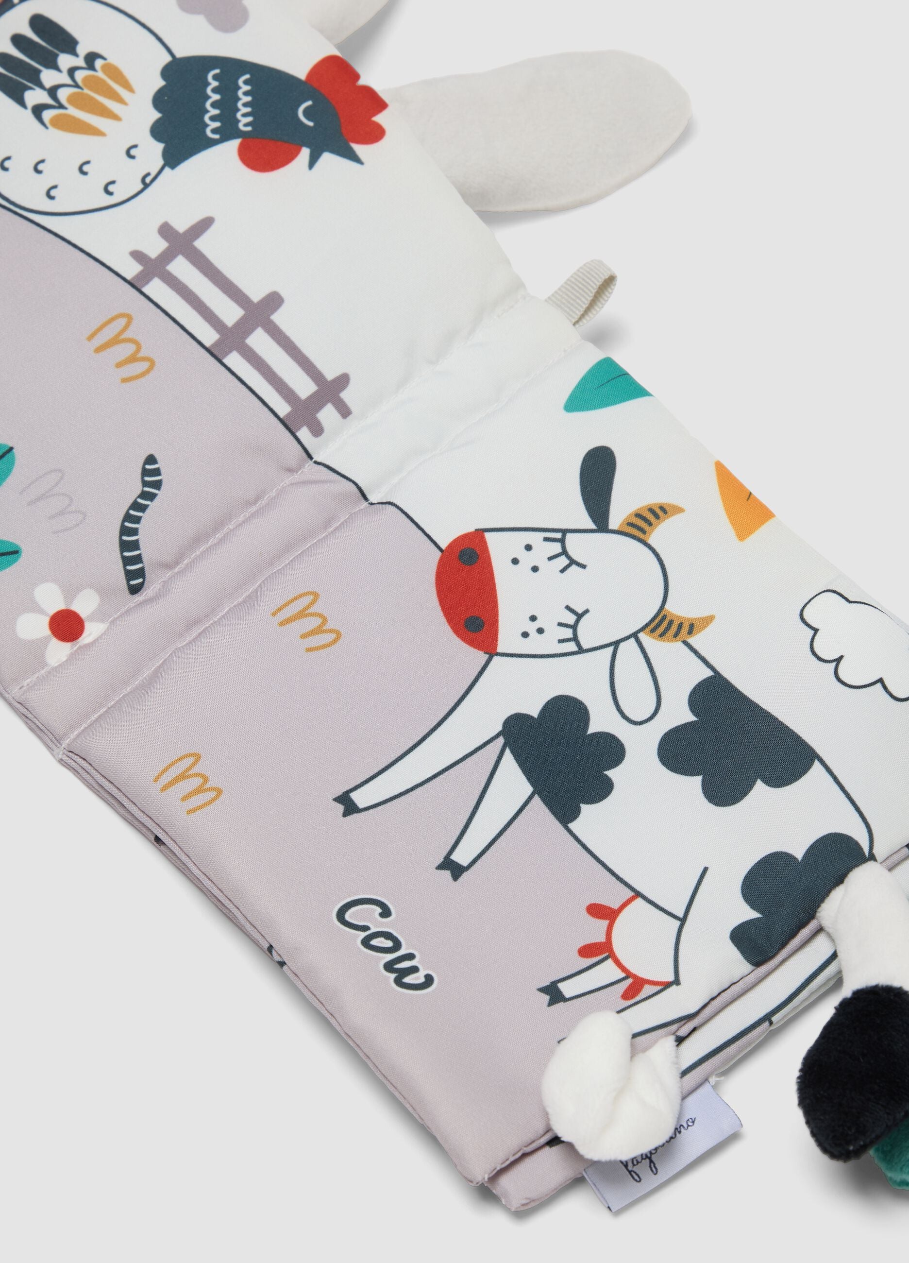 Buntes F&uuml;hlbuch f&uuml;r Babys mit Bauernhoftieren