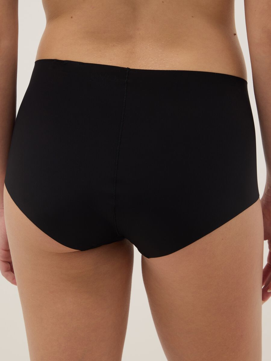 High-waisted black briefs_2