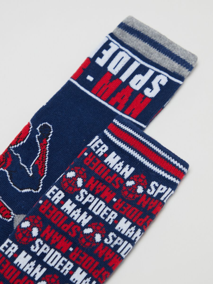 Two-pair pack socks with Spider-Man design_2
