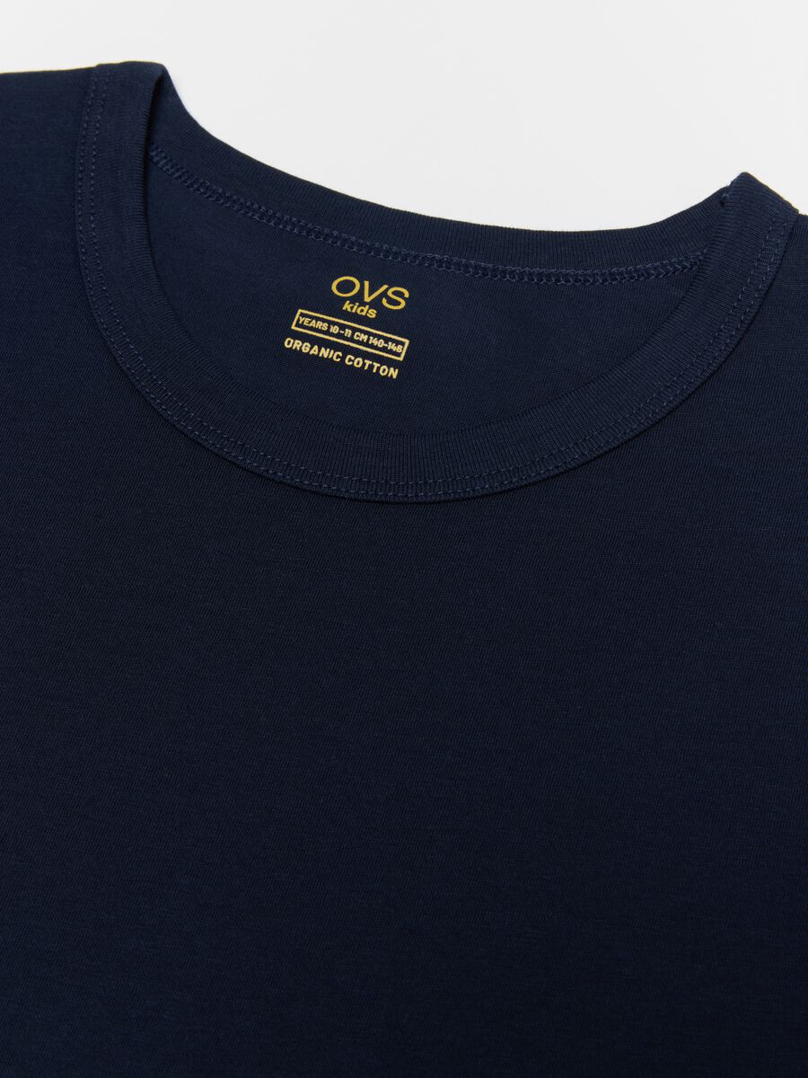 Boy's multicolour cotton regular fit t-shirt twin-pack_2