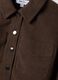 Brown regular fit jacket with snap buttons and chest pockets_5