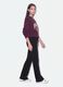 Blaue Flare-Jogger aus elastischer Bio-Baumwolle_4