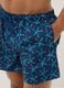 Blaue Boxer-Badeshorts mit Seestern-Print_3