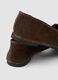 Braune Furlane aus echtem Veloursleder_2