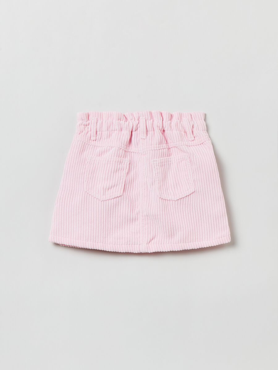 Corduroy miniskirt with pockets_1