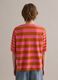 Pink striped pure cotton T-shirt_3