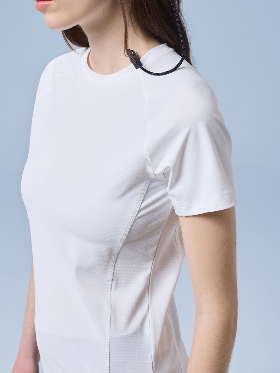 Wei&szlig;es technisches Stretch-T-Shirt ALTAVIA SAILING_2