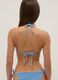 Light blue triangle bikini top in stretch fabric_2