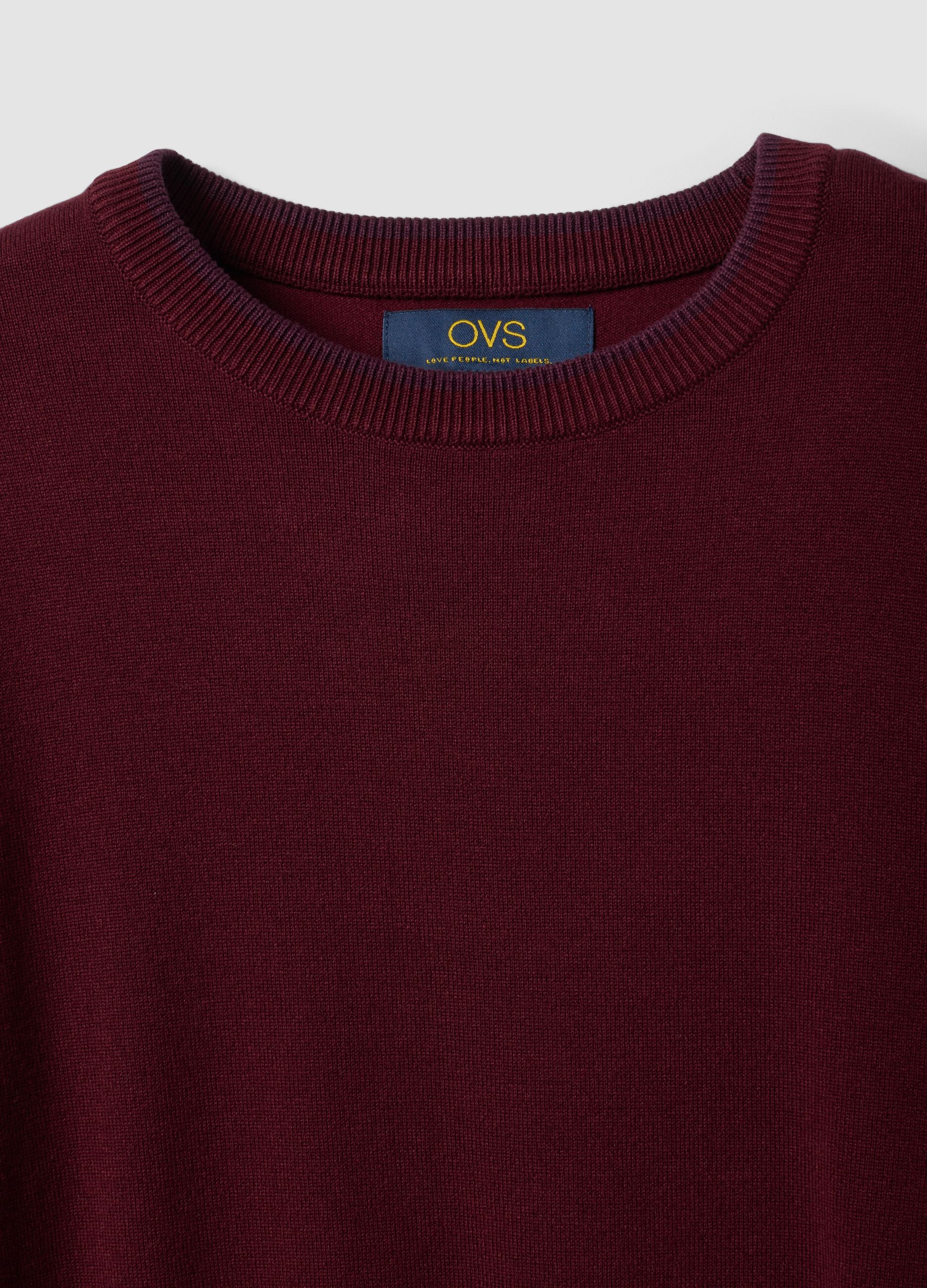 Rotes Longsleeve aus Viskosemix