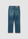 Blue pure cotton regular-fit jeans for boys_2