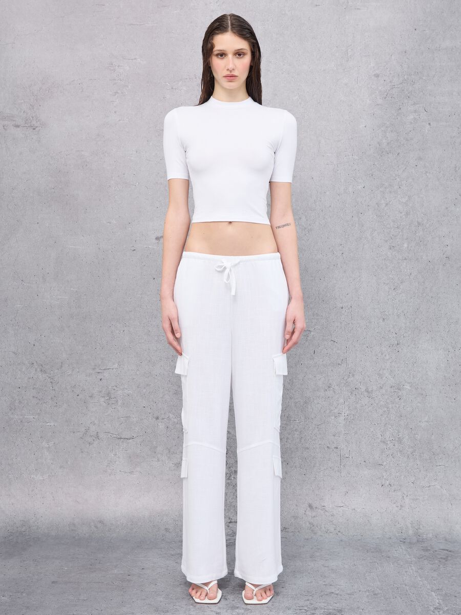 Camiseta Mockneck Blanca_4