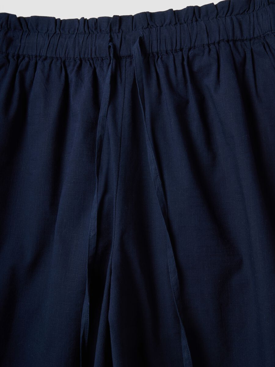 Blaue Shorts aus reiner Baumwolle in Regular Fit_1