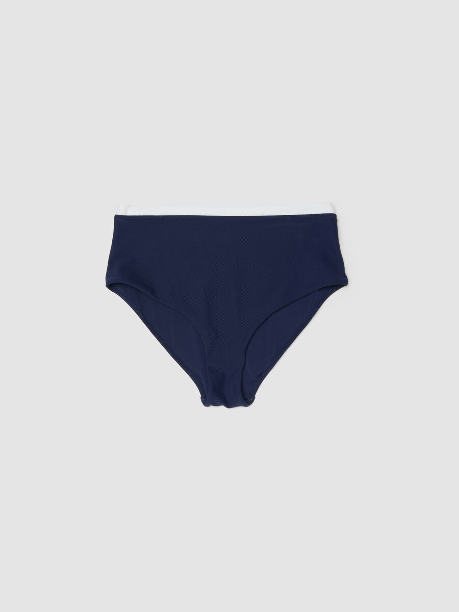 Blue stretch-fabric bikini bottoms_4