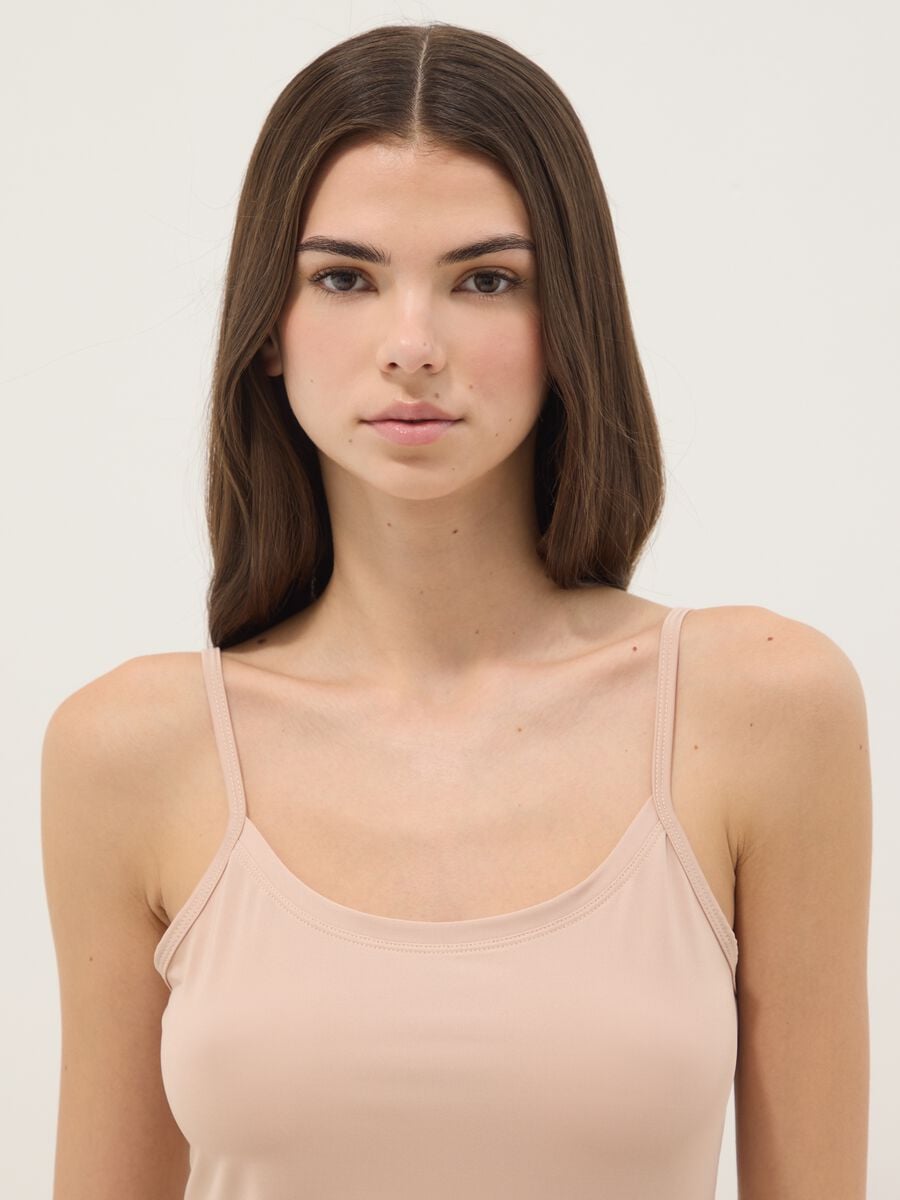 Beiges Tanktop im Regular Fit_1