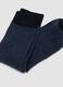 3er-Pack blaue Socken in mittlerer H&ouml;he aus elastischer Bio-Baumwolle_1