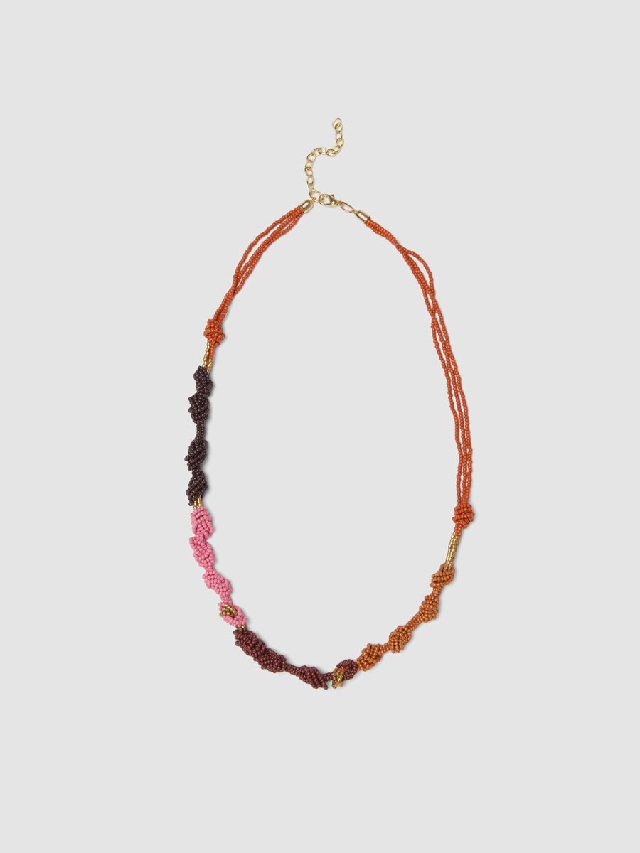 Multicolour beaded necklace_0