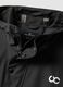 Black regular-fit raincoat with zip_1