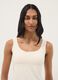 Beiges Tanktop mit breiten Tr&auml;gern und regul&auml;rer Passform_1