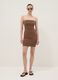 Braunes Midikleid aus Stretch-Baumwolle_0