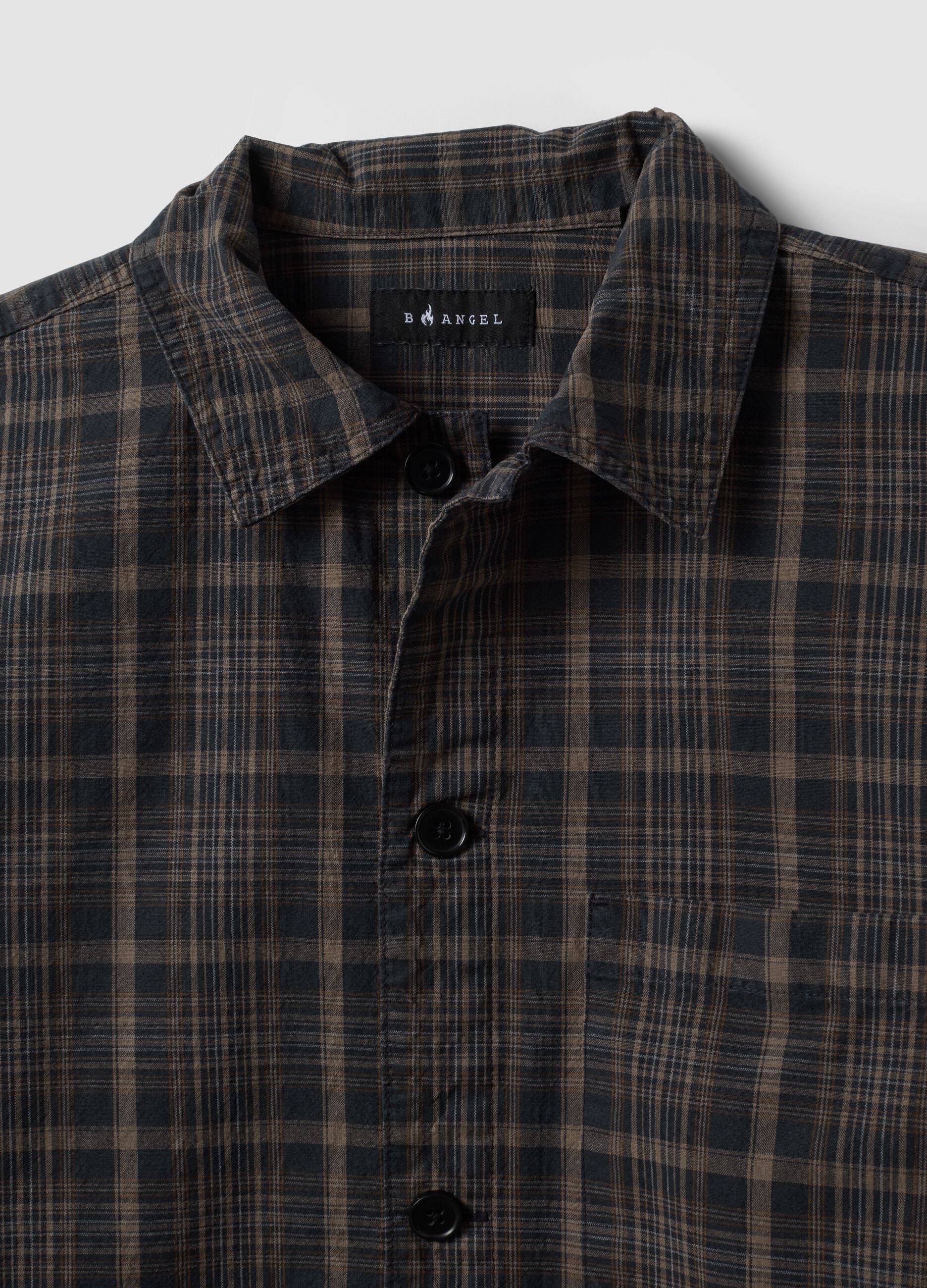 Multicolour pure cotton checked shirt with oversized fit