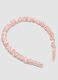 SINCERELY HAIR Bandolete de cetim rosa_1