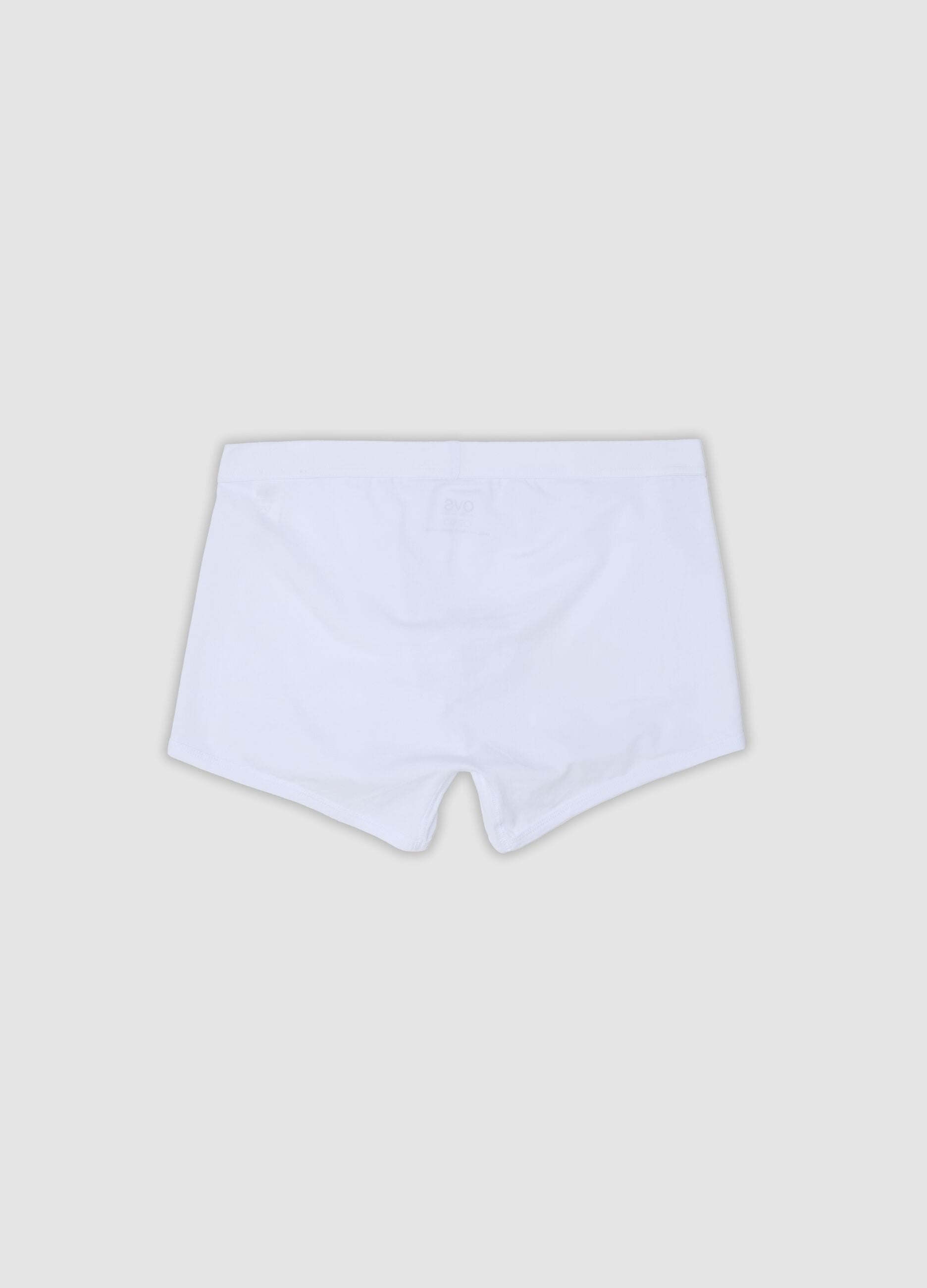 3-pack of white stretch extra-fine cotton boxer shorts