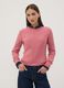 Pink cable-knit crew-neck jumper, regular fit_0