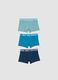 3er-Pack Jungen-Boxershorts aus elastischer Baumwolle in Multicolor_0