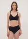 Schwarzer BH aus Stretchmaterial mit herausnehmbaren Cups_1