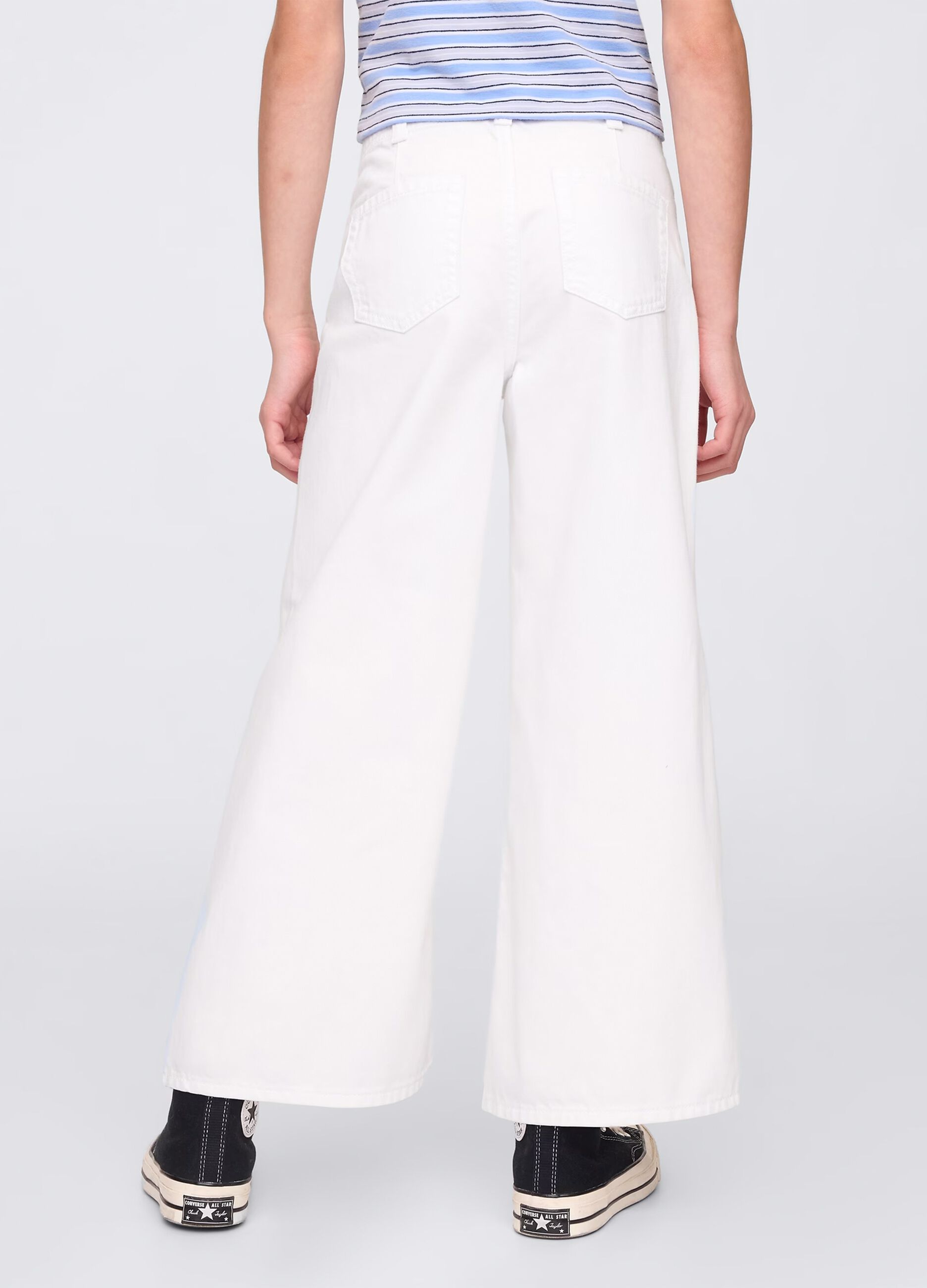GAP Kids wei&szlig;e Jeans mit weitem Bein