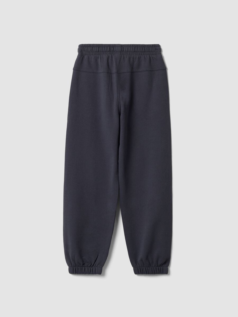 Graue Jogginghose aus reiner Baumwolle_1