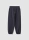 Graue Jogginghose aus reiner Baumwolle_1