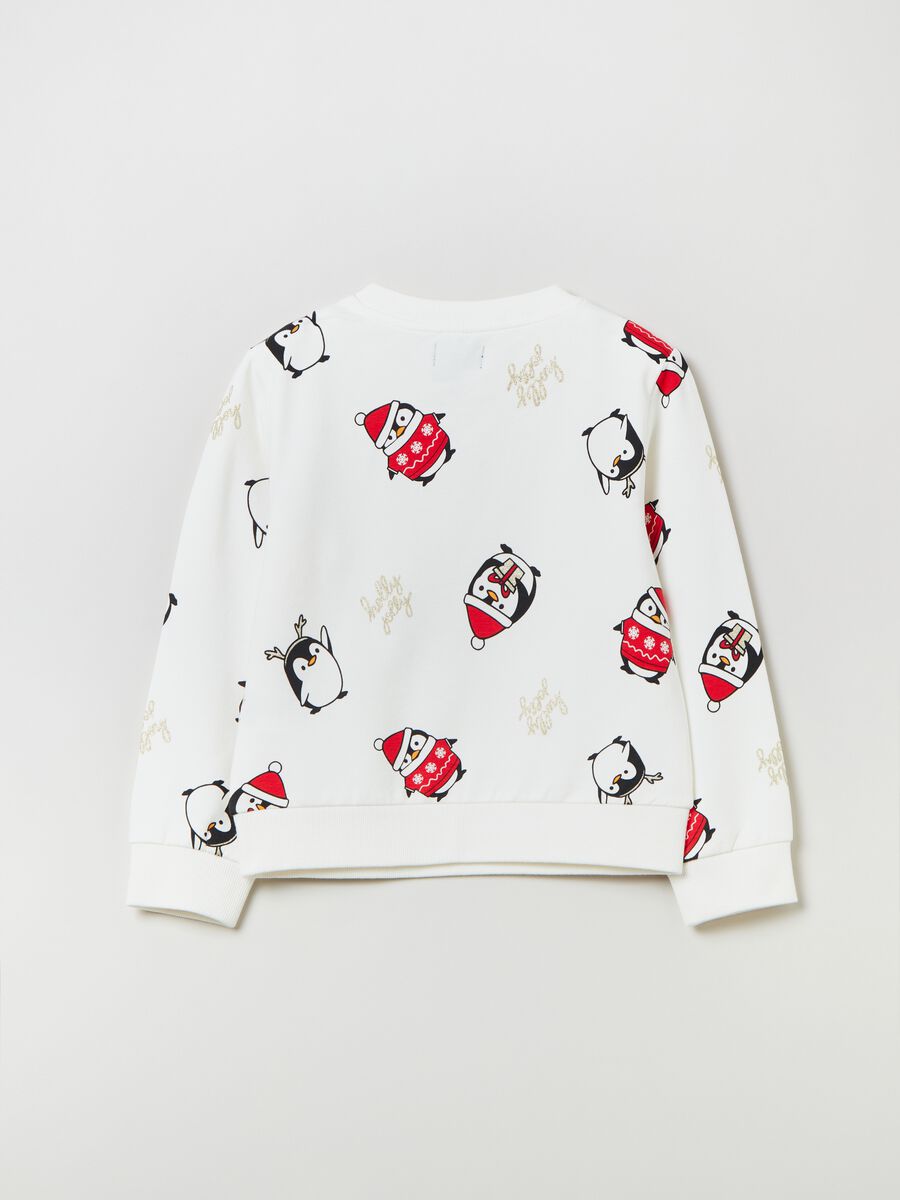 Sweatshirt with Christmas print_1