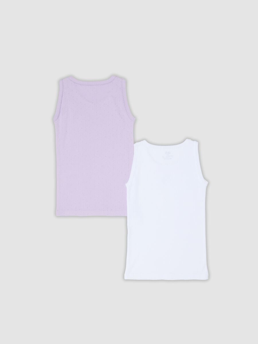 2-pack purple and white organic cotton vests, regular fit_1