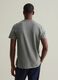T-shirt with round neck in linen and cotton_3