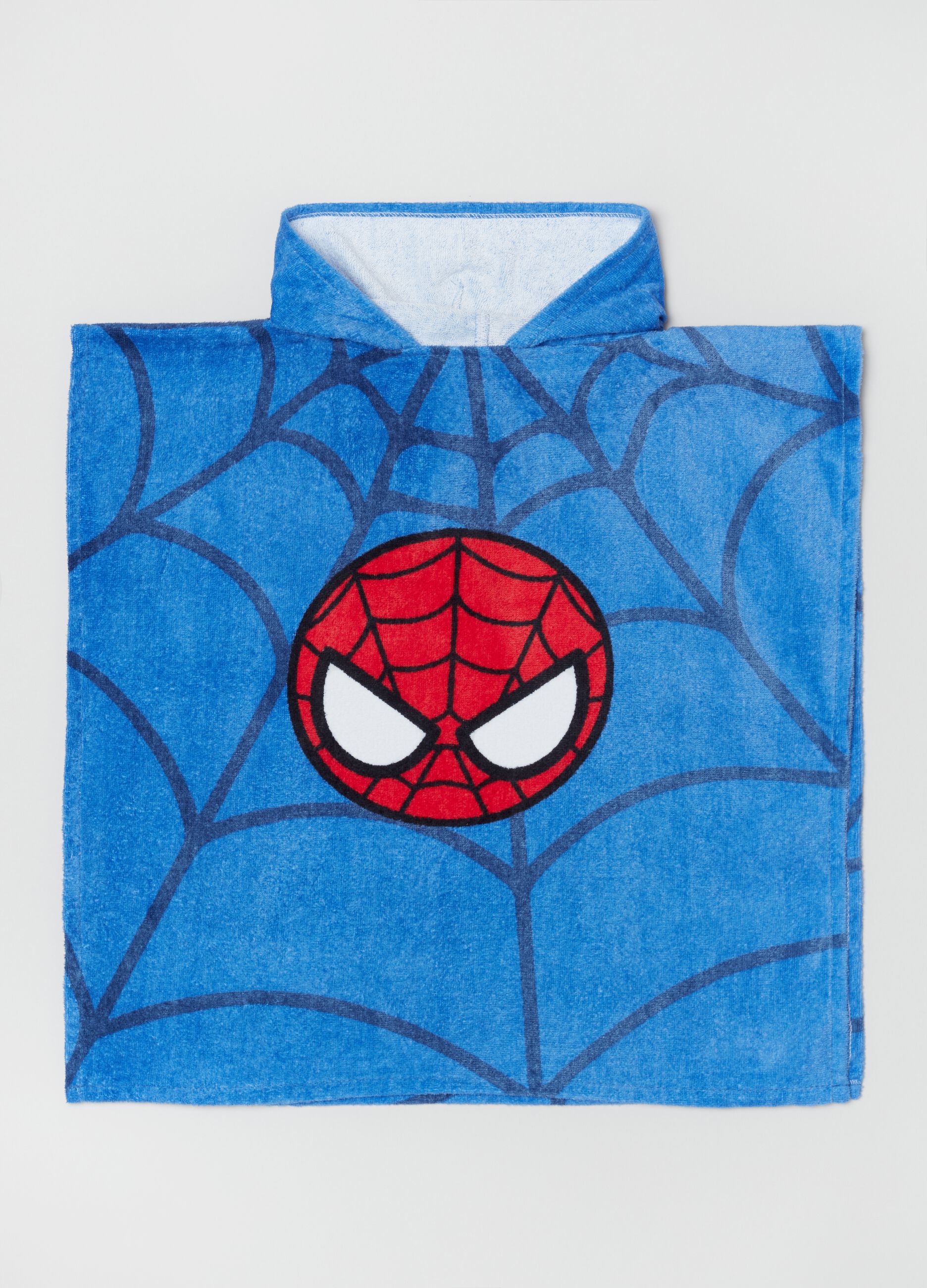 Poncho de playa con estampado Spider-Man