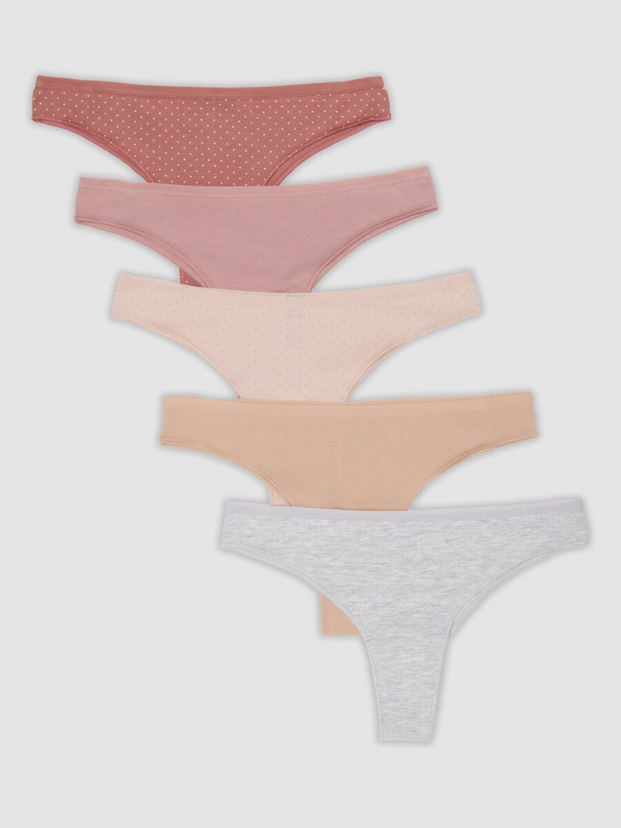 Five-pack of Brazilian briefs in organic cotton and stretch viscose_4