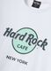 Weisses T-Shirt mit Hard Rock Cafe-Print aus reiner Baumwolle, Regular Fit_5