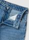 Pure cotton denim culotte jeans for girls_4