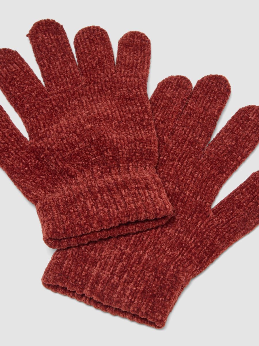 2-pack of brick red and midnight blue stretch fabric gloves_1