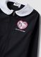 Black girls&rsquo; school pinafore with Hello Kitty embroidery_2