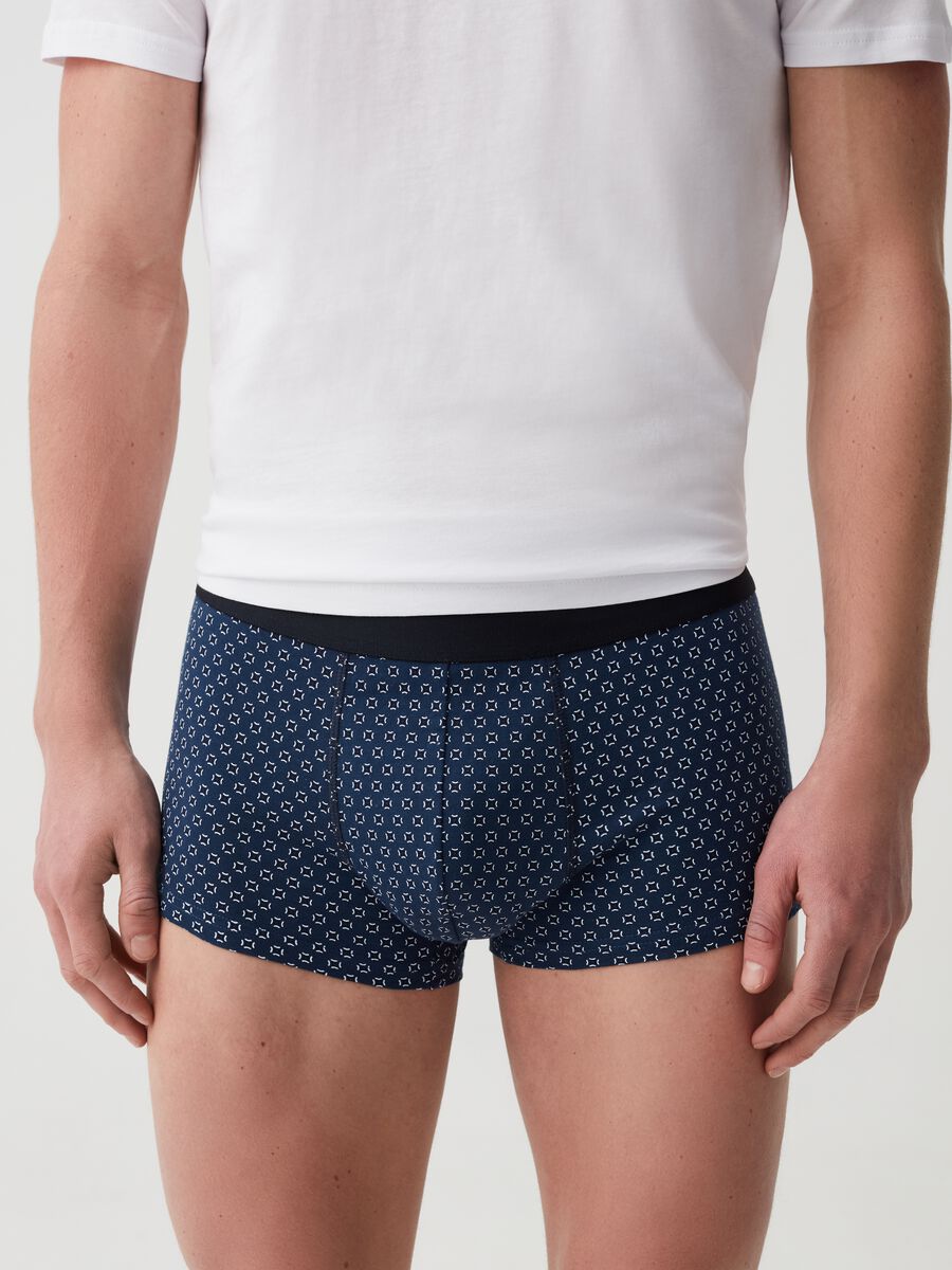 Five-pack boxer shorts with micro pattern_1