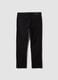 Black regular-fit jeans in a cotton, lyocell and viscose blend_2