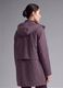 Water-repellent, breathable padded purple parka with hood ALTAVIA STUDIO_2