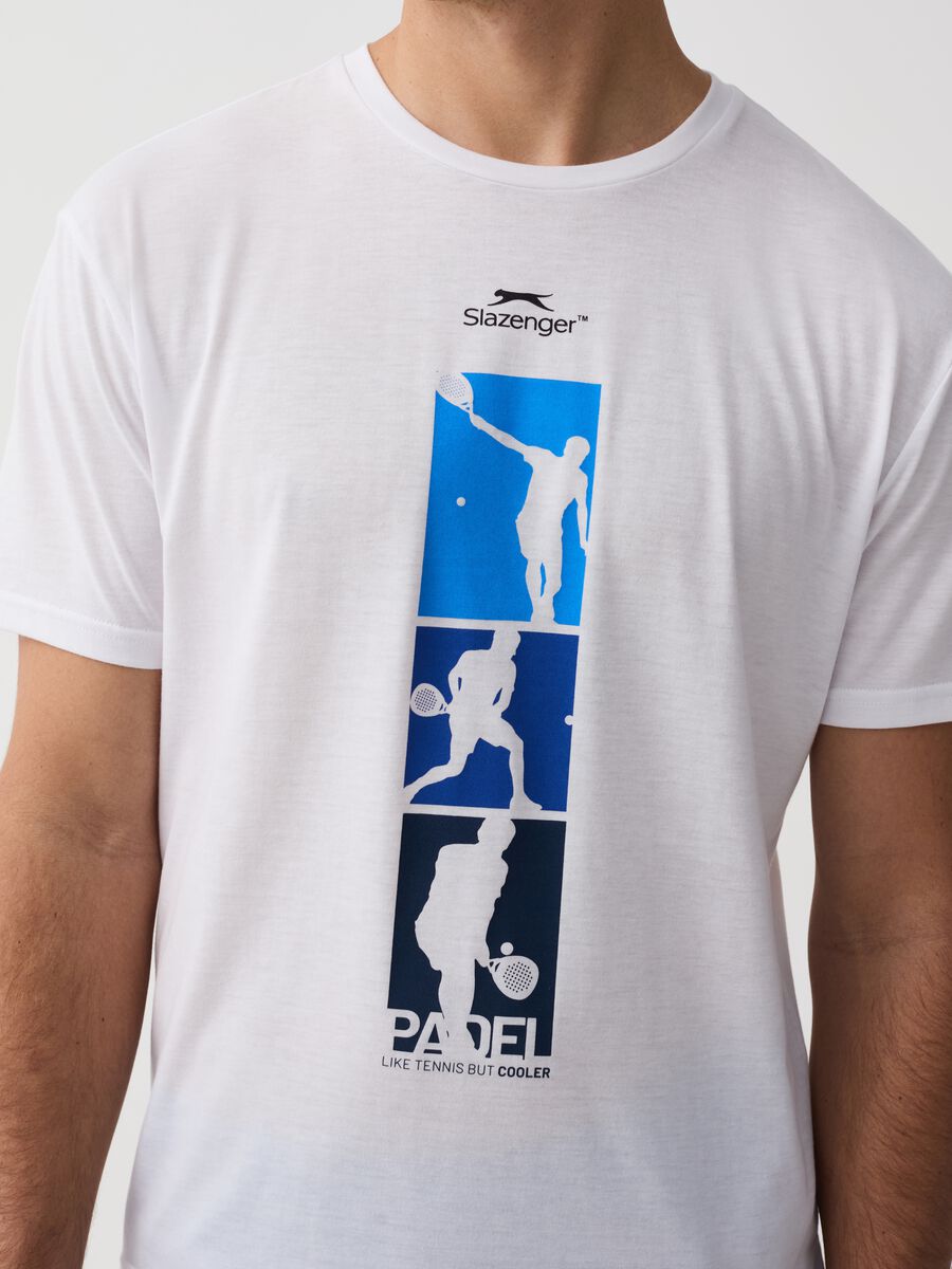 Camiseta de tenis estampado padel Slazenger_1