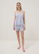 Hellblaue Pyjama-Shorts aus Bio-Baumwolle_0