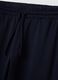 Pantaloni jogger blu in misto cotone regular fit_5