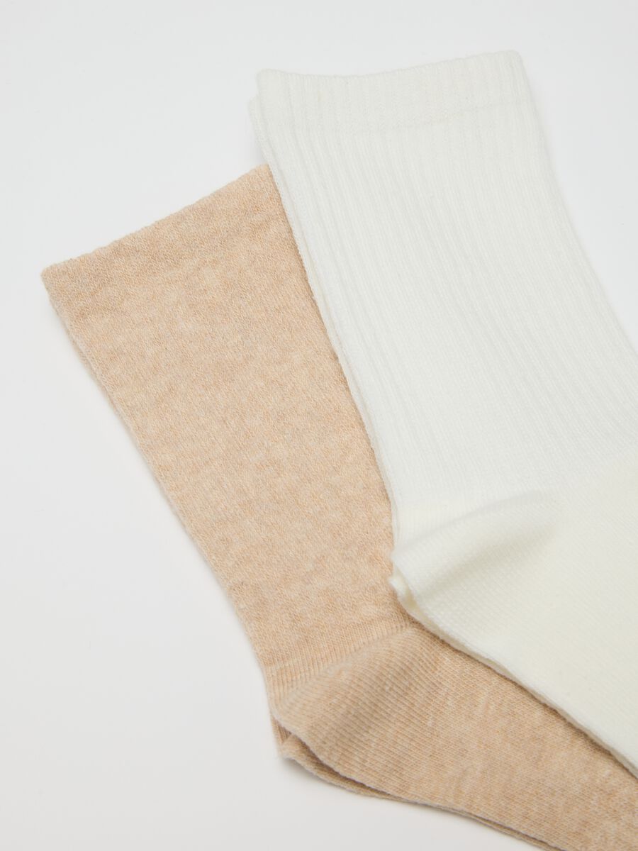 Multicolour Cotton Blend Socks Tripack_1