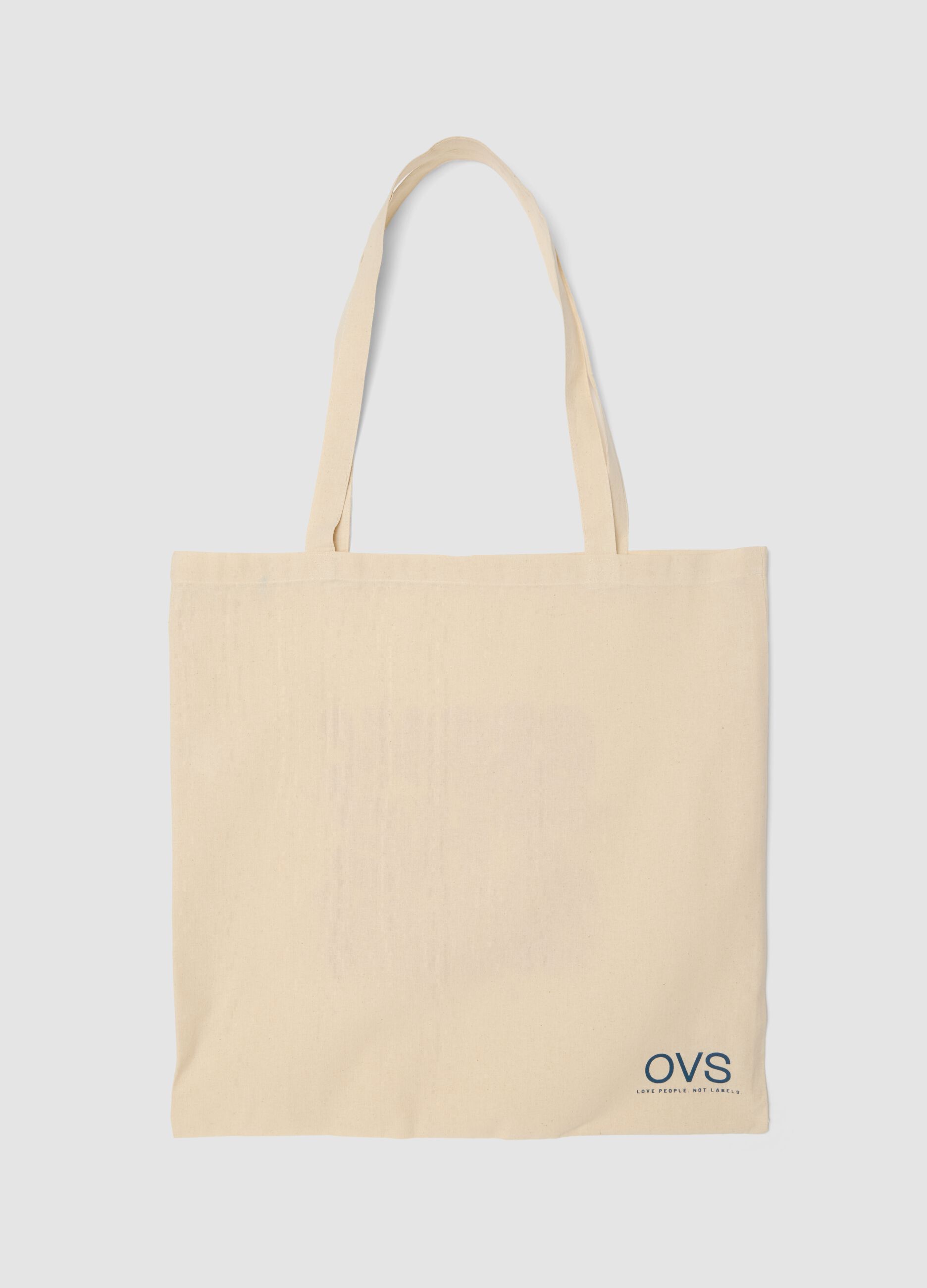 RE-UP tote bag with "Break the Pattern" screen print